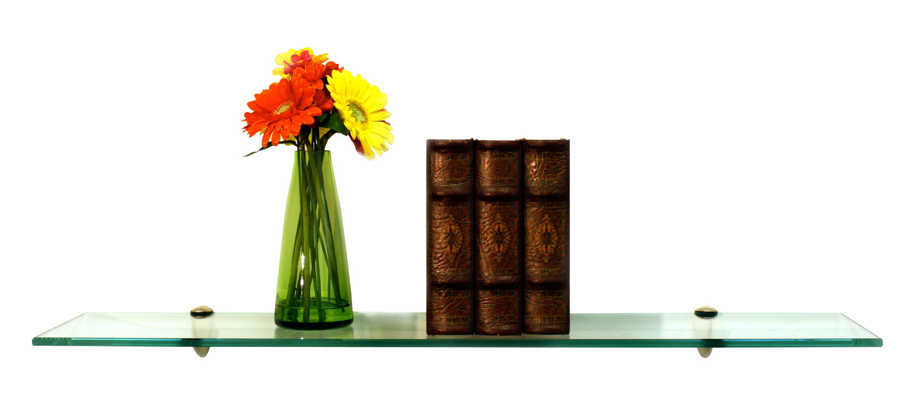 Spancraft Glass Floating Glass Shelves Wall Shelf & Reviews Wayfair